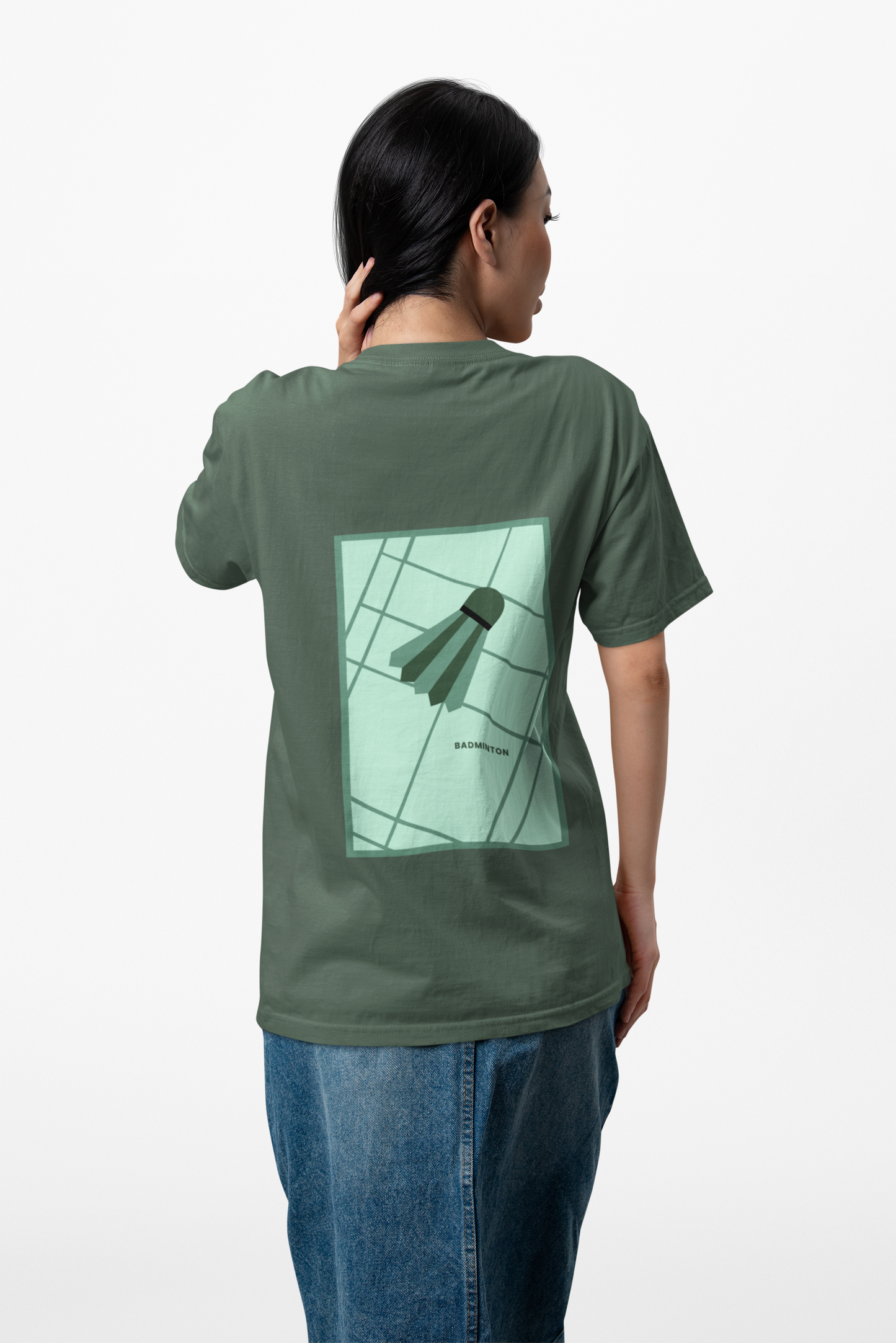 "COURTSIDE" Unisex Premium T-Shirt (Green)