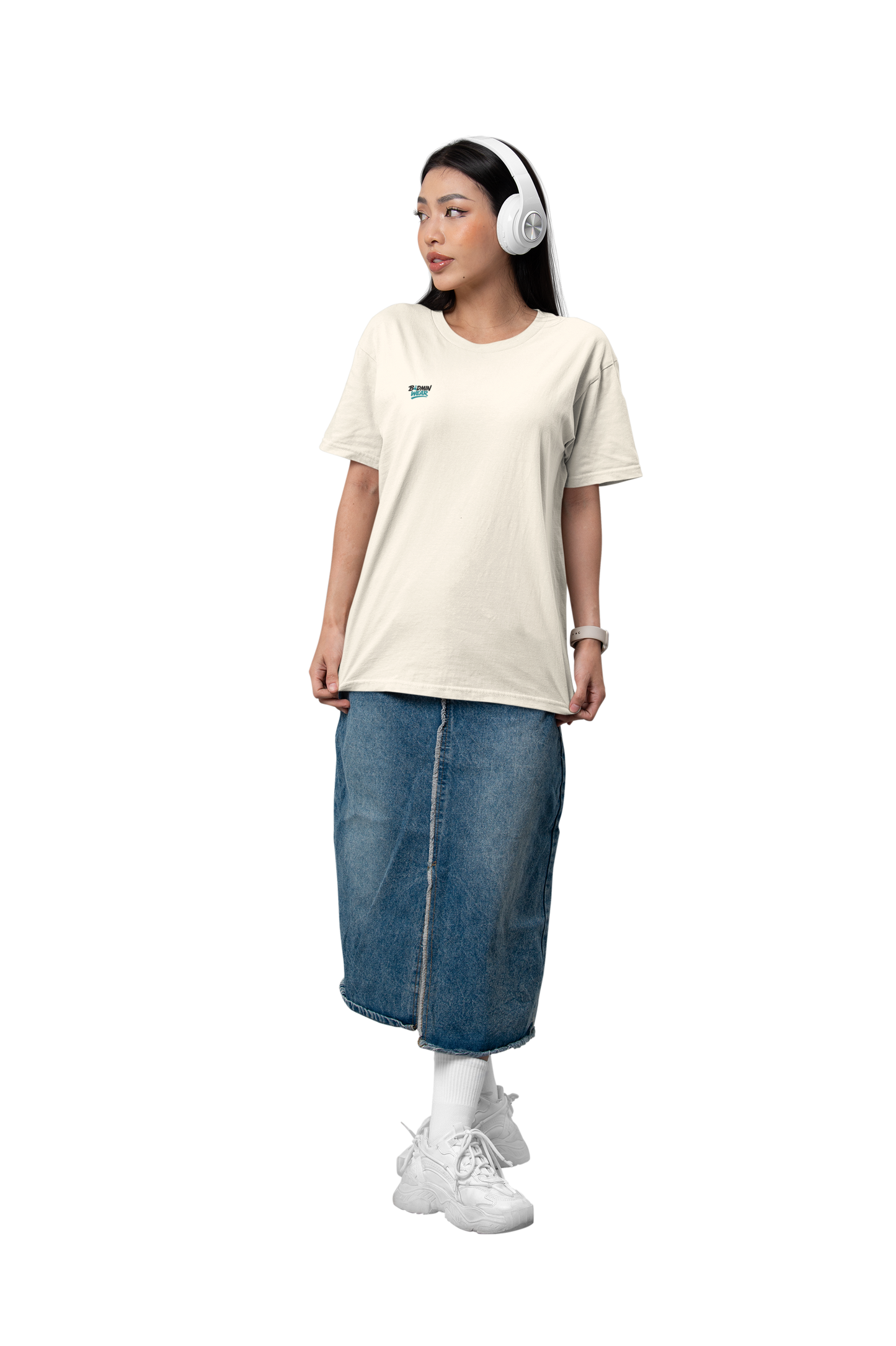 "COURTSIDE" Unisex Premium T-Shirt (Ivory)