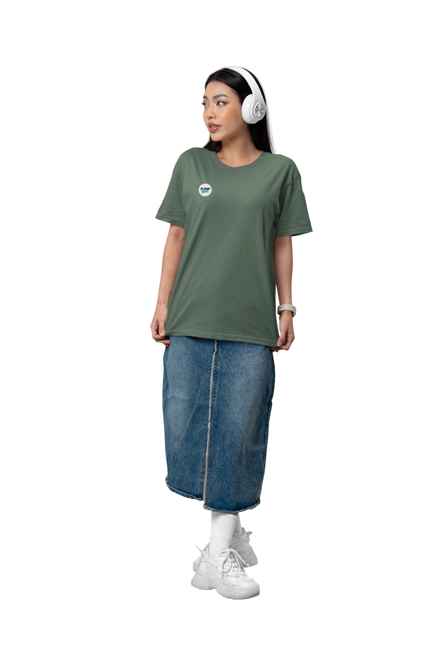 "COURTSIDE" Unisex Premium T-Shirt (Green)