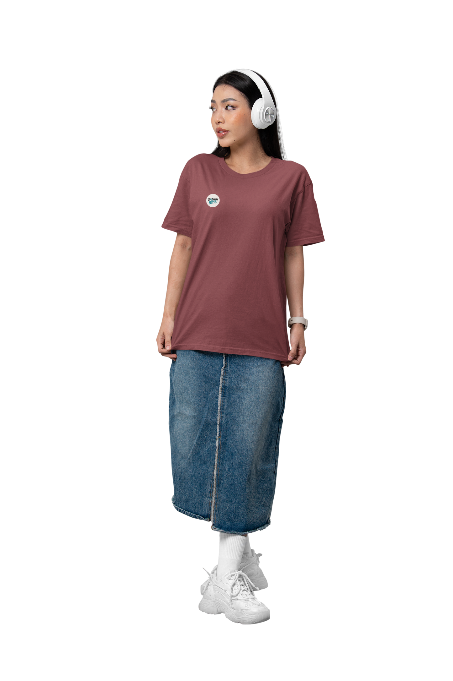 "COURTSIDE" Unisex Premium T-Shirt (Chili)