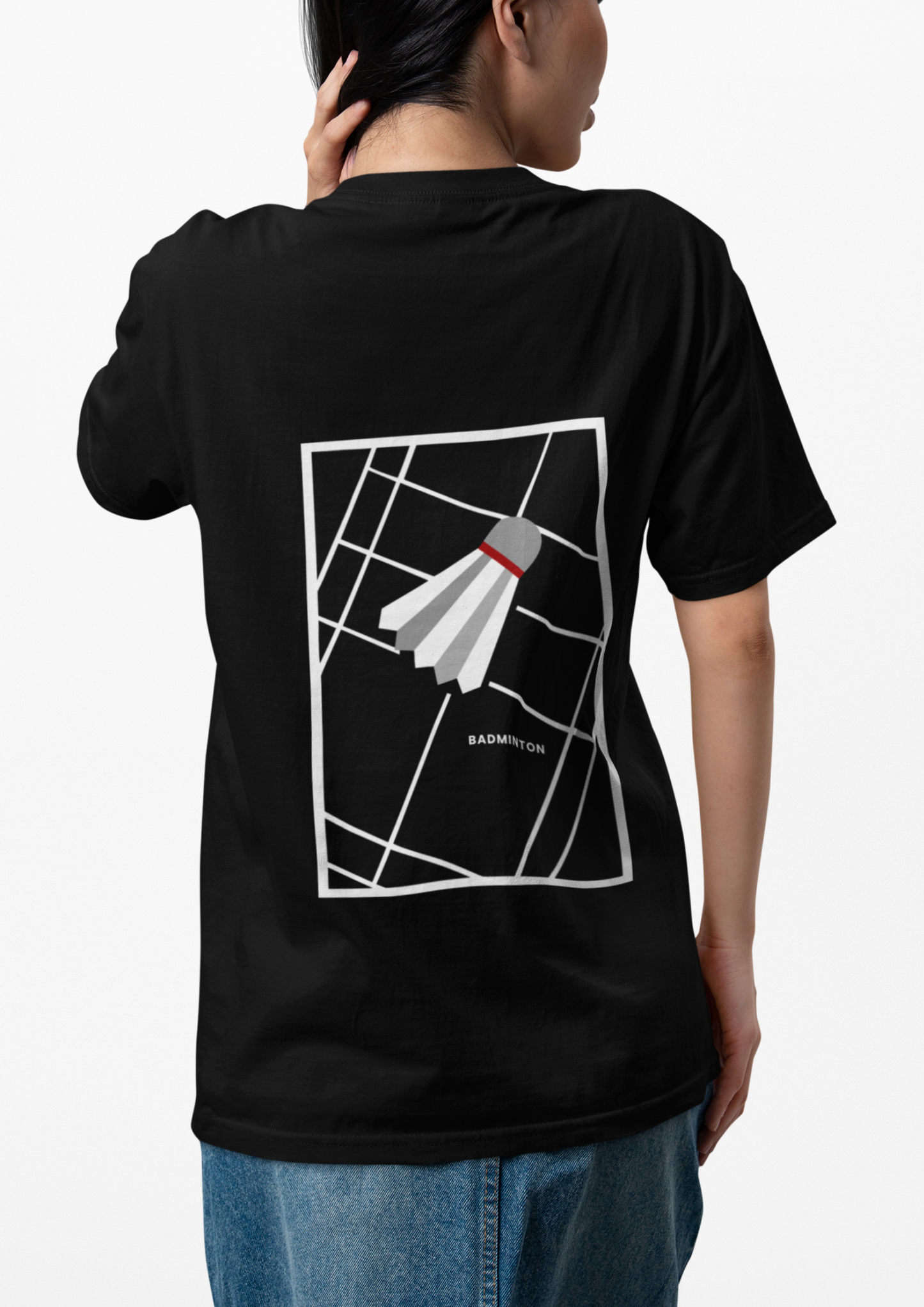 "COURTSIDE" Unisex Premium T-Shirt (Black)