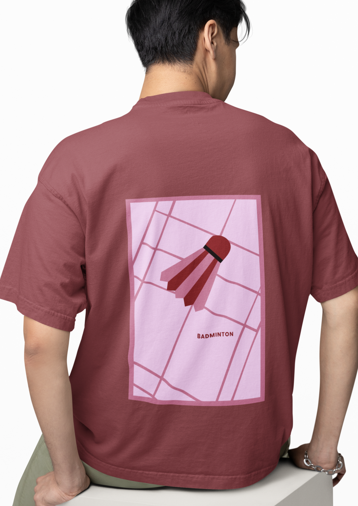 "COURTSIDE" Unisex Premium T-Shirt (Chili)