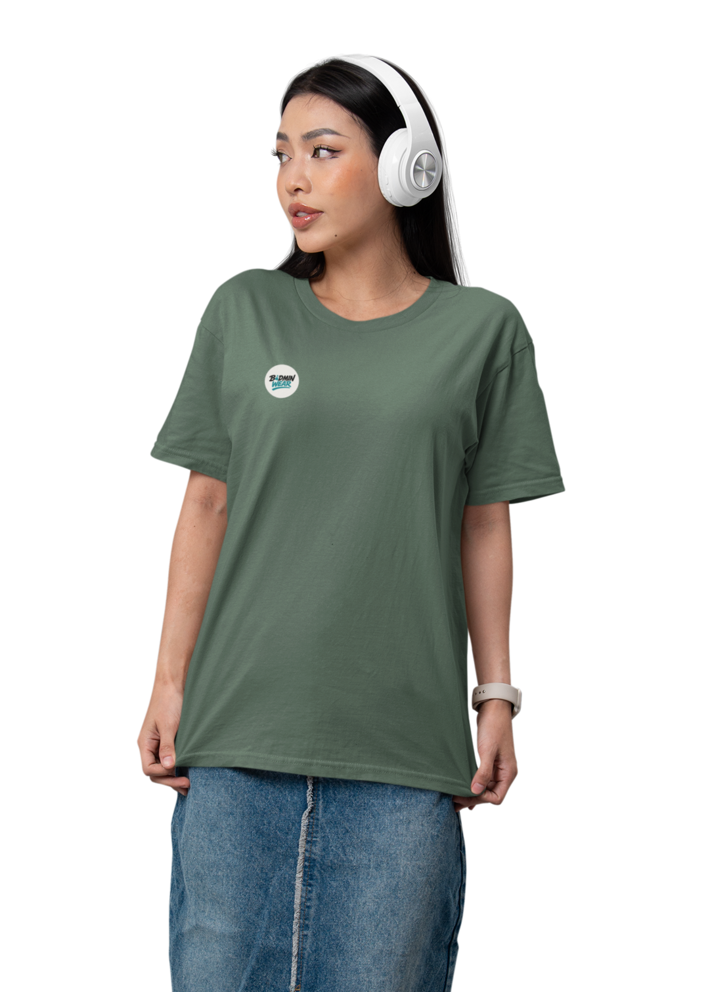 "COURTSIDE" Unisex Premium T-Shirt (Green)