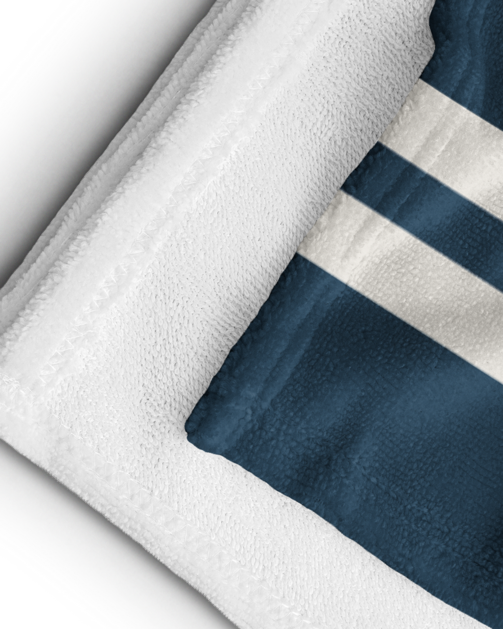2.0 Badminwear Towel - Navy Blue/White