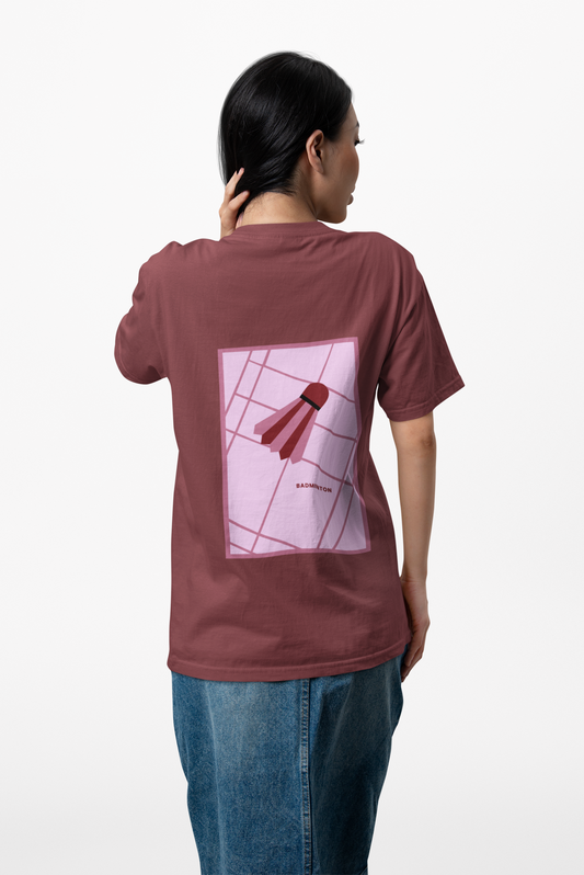 "COURTSIDE" Unisex Premium T-Shirt (Chili)