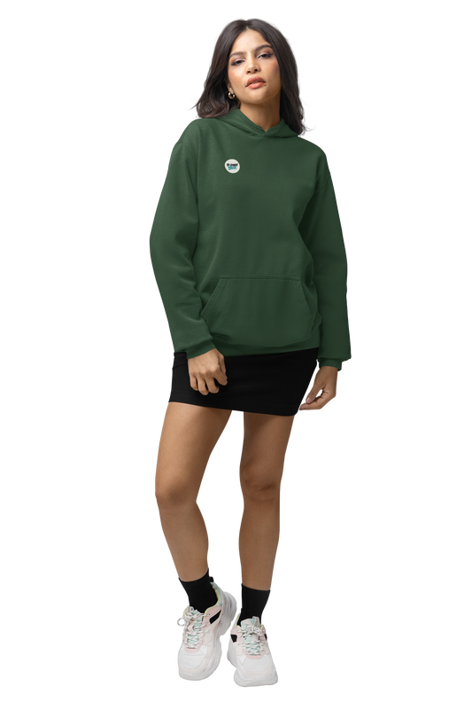 "COURTSIDE" Unisex Heavy Blend™ Hooded Sweatshirt (Dark Green)