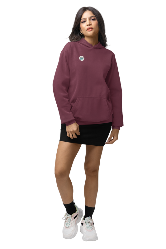 "COURTSIDE" Unisex Heavy Blend™ Hooded Sweatshirt (Maroon)