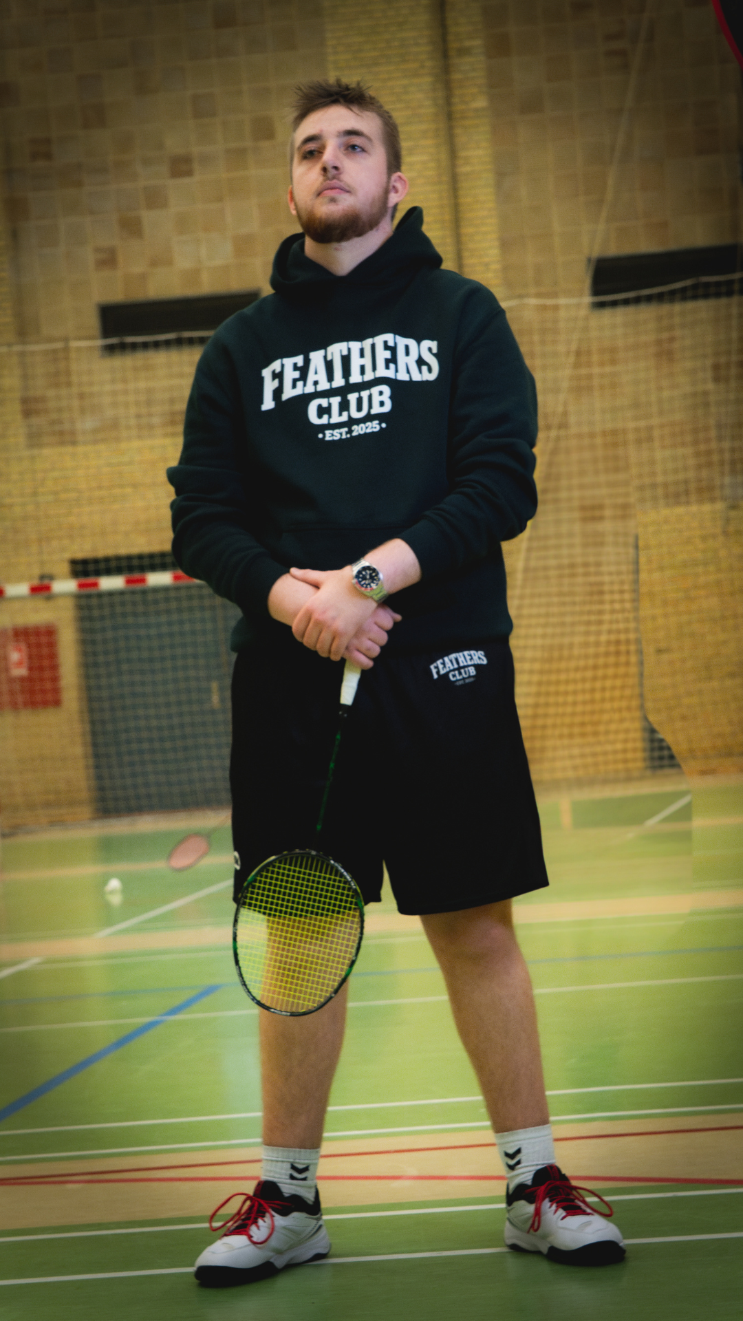 Feathers Club Long Shorts - Black/Beige