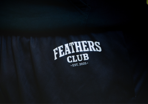 Feathers Club Long Shorts - Black/Beige