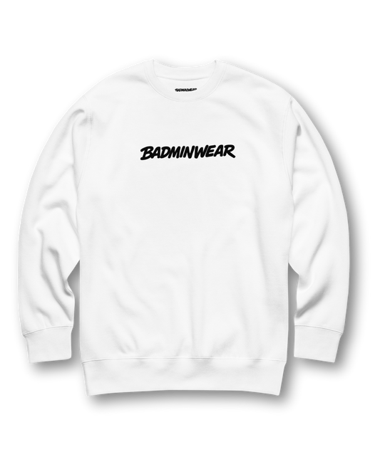 Badminwear Essentials Crewneck - White